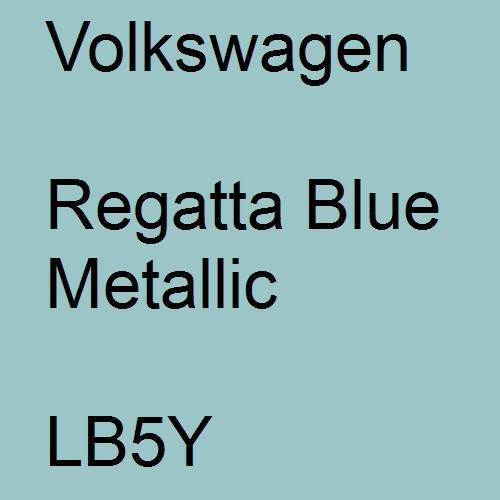 Volkswagen, Regatta Blue Metallic, LB5Y.